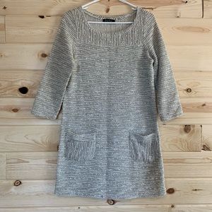 Tweed Sweater Dress